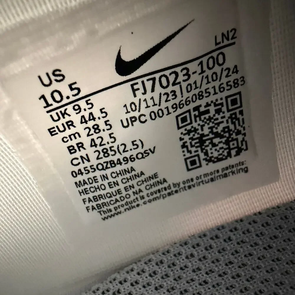 Nike Vapor Edge Pro 360 2 D Football Cleats Detachable Men's 10.5 FJ7023-100